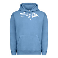 Pigment Pebble Blue staind Urban Hoodie - Craftify