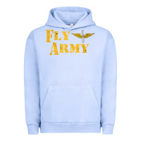 Pigment Grape Ice Vintage Fly Army Military Pilot Army Aviation Branch Urban Hoodie - Craftify