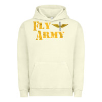 Pigment Pistachio Vintage Fly Army Military Pilot Army Aviation Branch Urban Hoodie - Craftify