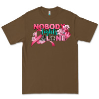 Cacao nobody fights alone cancer awareness Premium Tee - CowGirlArtShop