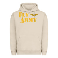 Pigment French Oak Vintage Fly Army Military Pilot Army Aviation Branch Urban Hoodie - Craftify
