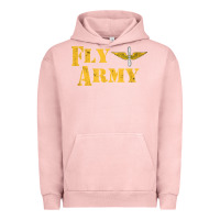 Pigment Salmon Vintage Fly Army Military Pilot Army Aviation Branch Urban Hoodie - Craftify