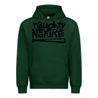 Forest Green naughty by nature Urban Hoodie - Craftify
