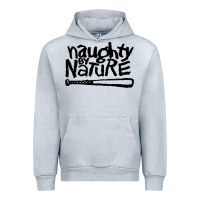 Heather Grey naughty by nature Urban Hoodie - Craftify