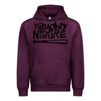 Mauve Wine naughty by nature Urban Hoodie - Craftify