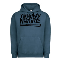 Pigment Midnight Navy naughty by nature Urban Hoodie - Craftify