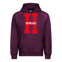 Mauve Wine howard letter Urban Hoodie - Craftify