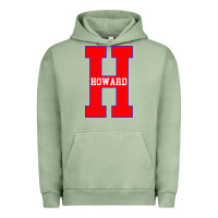 Pigment Oil Green howard letter Urban Hoodie - Craftify