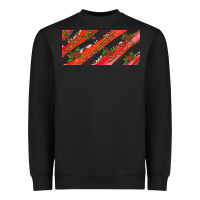 Black leopar and cowhide with mistletoe Heavyweight Sweatshirt - AdoDesignShop