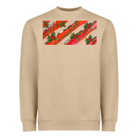 Mushroom leopar and cowhide with mistletoe Heavyweight Sweatshirt - AdoDesignShop