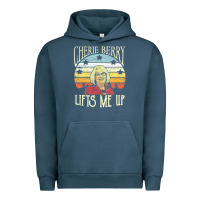 Pigment Midnight Navy cherie berry lifts me up Urban Hoodie - Craftify