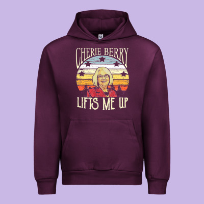 Cherie Berry Lifts Me Up Urban Hoodie Designed By Craftify