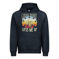 Navy cherie berry lifts me up Urban Hoodie - Craftify
