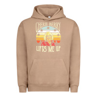 Pigment Burro cherie berry lifts me up Urban Hoodie - Craftify