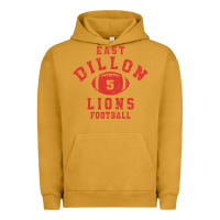 Pigment Peanut Butter Friday Night Lights East Dillon Lions Football Jersey Urban Hoodie - Craftify