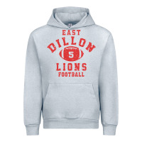 Heather Grey Friday Night Lights East Dillon Lions Football Jersey Urban Hoodie - Craftify