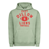 Pigment Oil Green Friday Night Lights East Dillon Lions Football Jersey Urban Hoodie - Craftify