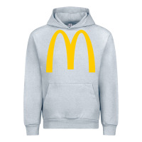 Heather Grey mcd onald's golden arches Urban Hoodie - Craftify