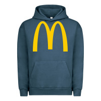 Pigment Midnight Navy mcd onald's golden arches Urban Hoodie - Craftify