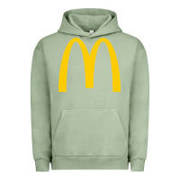 Pigment Oil Green mcd onald's golden arches Urban Hoodie - Craftify