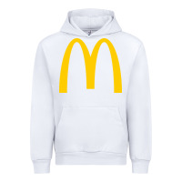White mcd onald's golden arches Urban Hoodie - Craftify