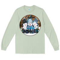 Matcha Chillin With My Snowmies Long Sleeve Tee - FaDigitalArtStudio