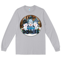 Moon Dust Chillin With My Snowmies Long Sleeve Tee - FaDigitalArtStudio