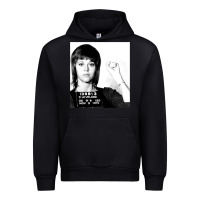 Black Jane Fonda Mugshot GIFT Urban Hoodie - Craftify