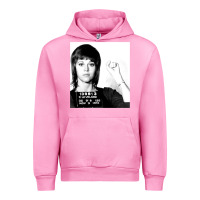 Fuchsia Pink Jane Fonda Mugshot GIFT Urban Hoodie - Craftify