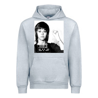 Heather Grey Jane Fonda Mugshot GIFT Urban Hoodie - Craftify