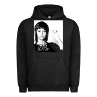 Pigment Black Jane Fonda Mugshot GIFT Urban Hoodie - Craftify