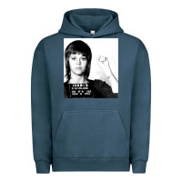 Pigment Midnight Navy Jane Fonda Mugshot GIFT Urban Hoodie - Craftify