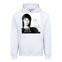 White Jane Fonda Mugshot GIFT Urban Hoodie - Craftify