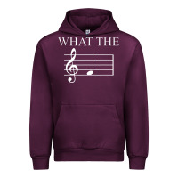 Mauve Wine what the f note key music humor gift Urban Hoodie - Craftify