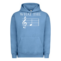 Pigment Pebble Blue what the f note key music humor gift Urban Hoodie - Craftify