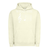 Pigment Pistachio what the f note key music humor gift Urban Hoodie - Craftify