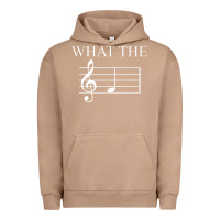 Pigment Burro what the f note key music humor gift Urban Hoodie - Craftify