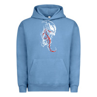 Pigment Pebble Blue venom the movie Urban Hoodie - Craftify