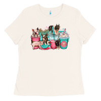 Bone pig coffee cups Ladies Tee - OliviaCreatesArt