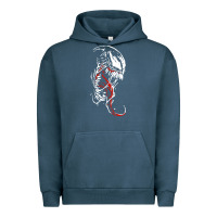 Pigment Midnight Navy venom the movie Urban Hoodie - Craftify