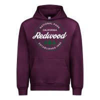 Mauve Wine womens redwood national park california gifts souvenir ca v neck t shi Urban Hoodie - Craftify