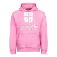 Fuchsia Pink Concordia University, St. Paul, apparel Urban Hoodie - Craftify