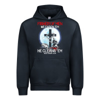 Navy fisher of men we catch  em he cleans  em matthew 4 19 Urban Hoodie - Craftify