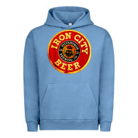Pigment Pebble Blue #beer irons city Urban Hoodie - Craftify