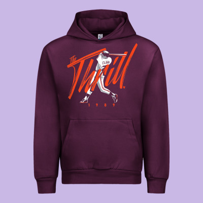 Will Clark   The Thrill   San Francisco Baseball T Shirt Urban Hoodie Designed By Craftify