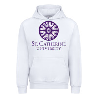 White ST. CATHERINE UNIVERSITY Urban Hoodie - Craftify