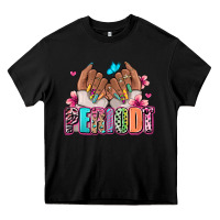 Black Periodt afro woman nail art Heavy Core Tee - RanaPortraitStore