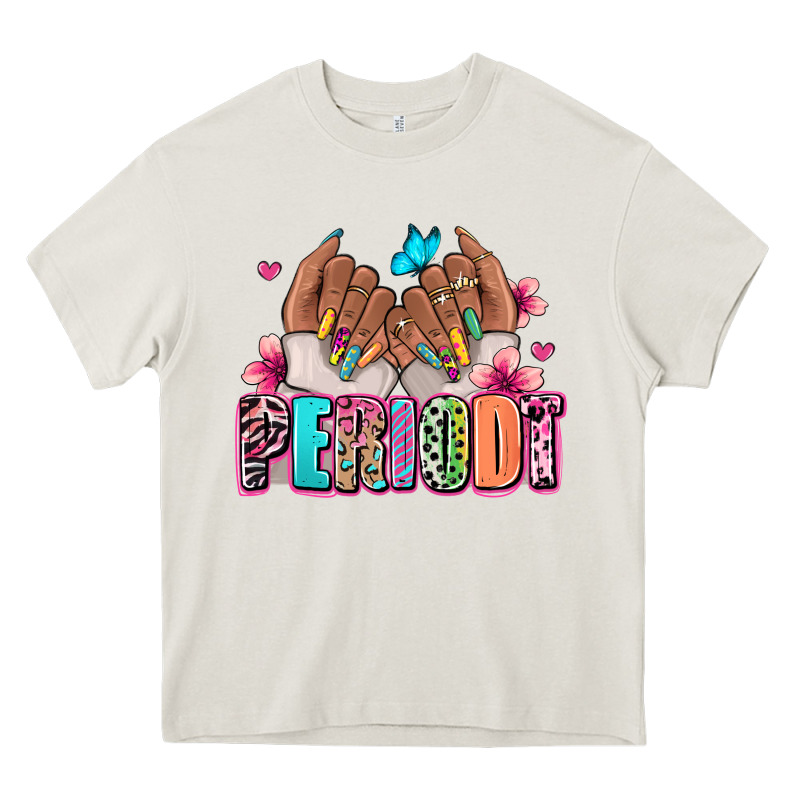 Periodt Afro Woman Nail Art Heavy Core Tee by RanaPortraitStore | Teevron