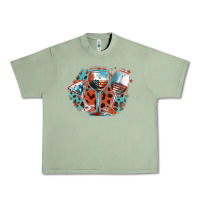 Oil Green American wines Urban Heavy Tee - FaDigitalArtStudio
