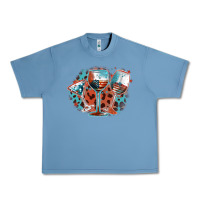 Pebble Blue American wines Urban Heavy Tee - FaDigitalArtStudio